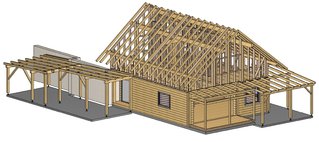 Arbeitsvorbereitung von Berchtold Holzbau-Plan