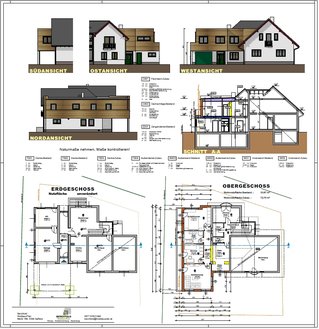 Einreichplan von Berchtold Holzbau-Plan